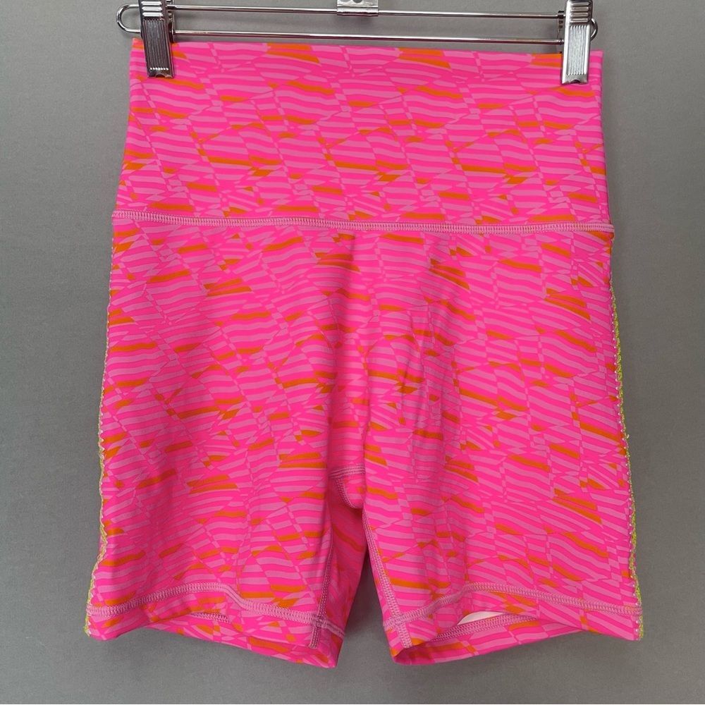 Aerie Bike Shorts OFFLINE By Aerie Goals Crochet Inset 5" Bike Short Bright Pink